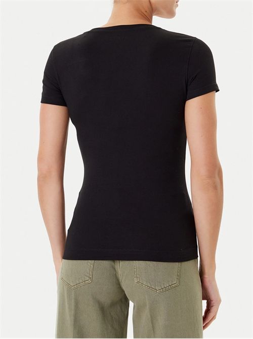 T-shirt logo triangolo GUESS | W5YI13J1314/JBLK